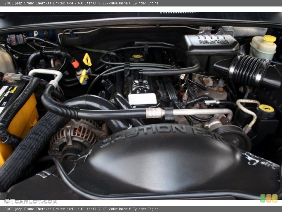 4.0 Liter OHV 12-Valve Inline 6 Cylinder Engine for the 2001 Jeep Grand Cherokee #50306049