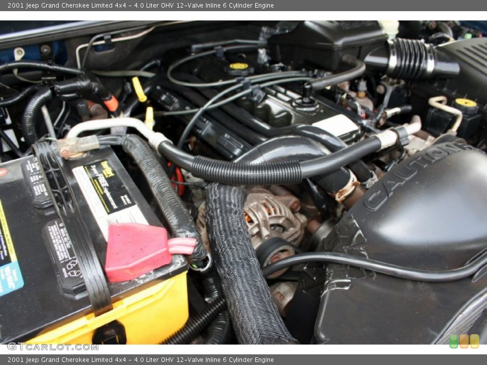 4.0 Liter OHV 12-Valve Inline 6 Cylinder Engine for the 2001 Jeep Grand Cherokee #50306064