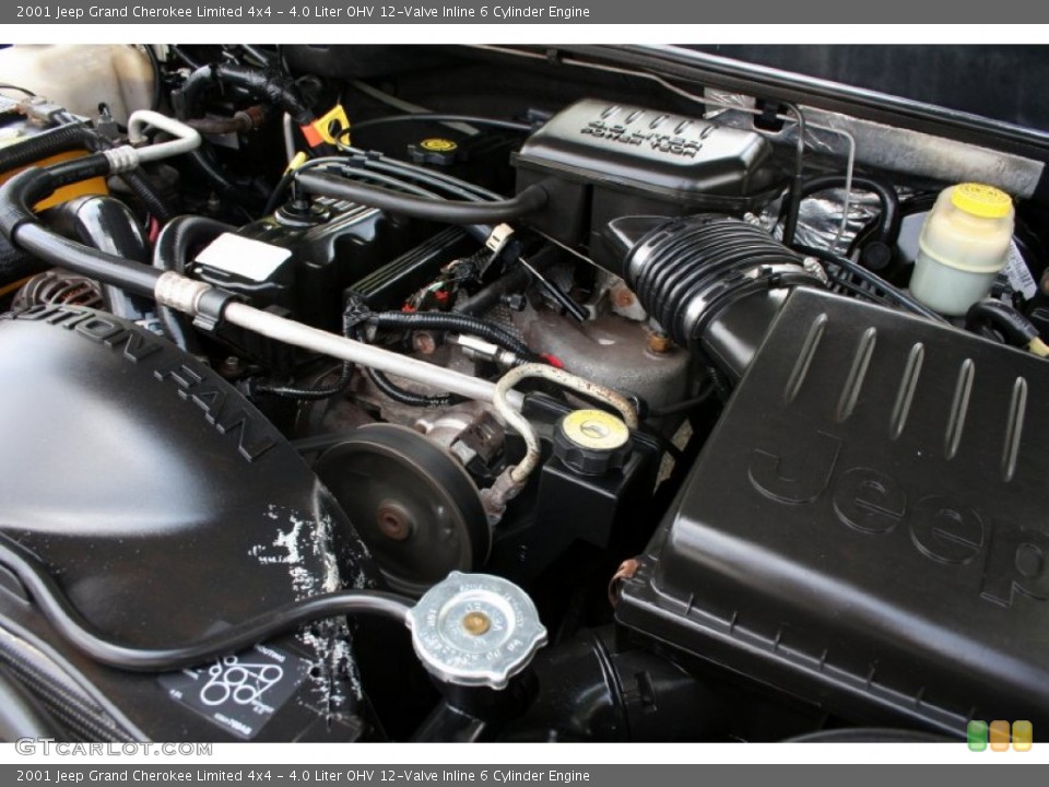 4.0 Liter OHV 12-Valve Inline 6 Cylinder Engine for the 2001 Jeep Grand Cherokee #50306079