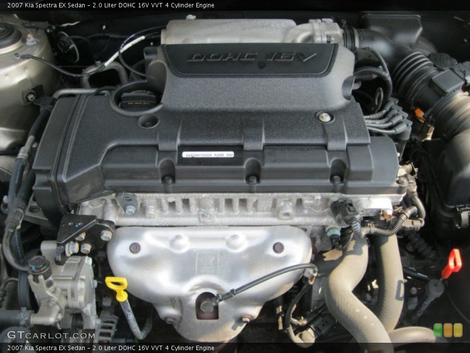 2.0 Liter DOHC 16V VVT 4 Cylinder Engine for the 2007 Kia Spectra #50306541
