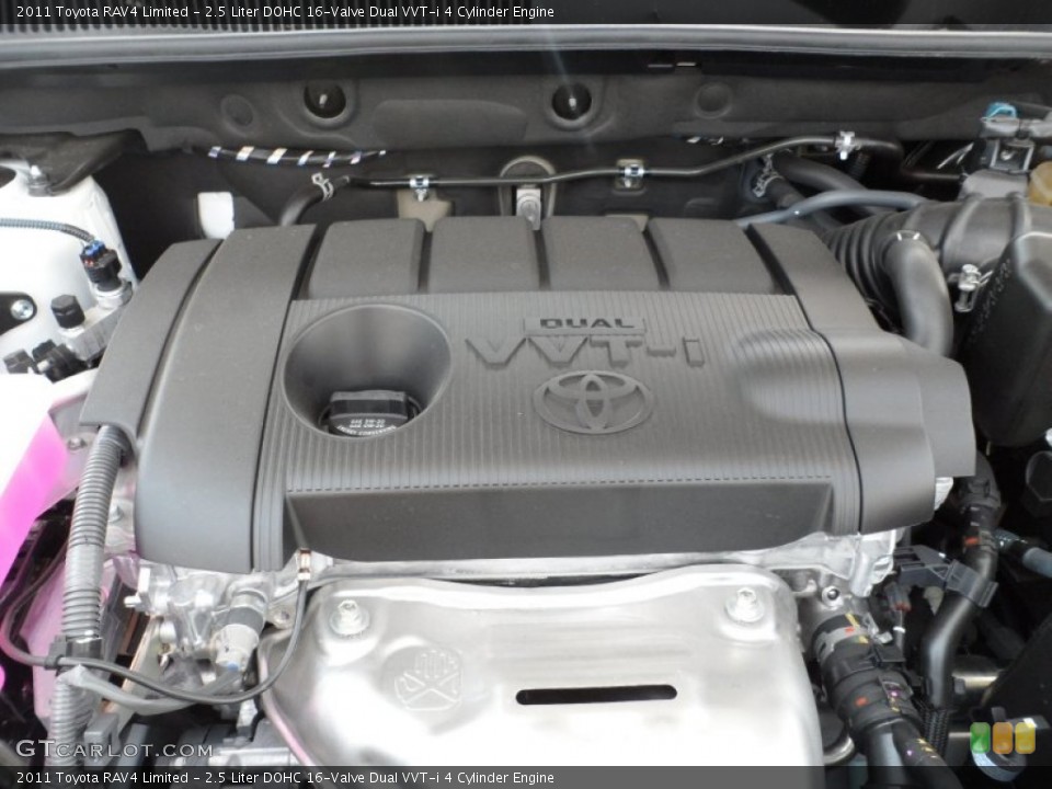 2.5 Liter DOHC 16-Valve Dual VVT-i 4 Cylinder Engine for the 2011 Toyota RAV4 #50314065
