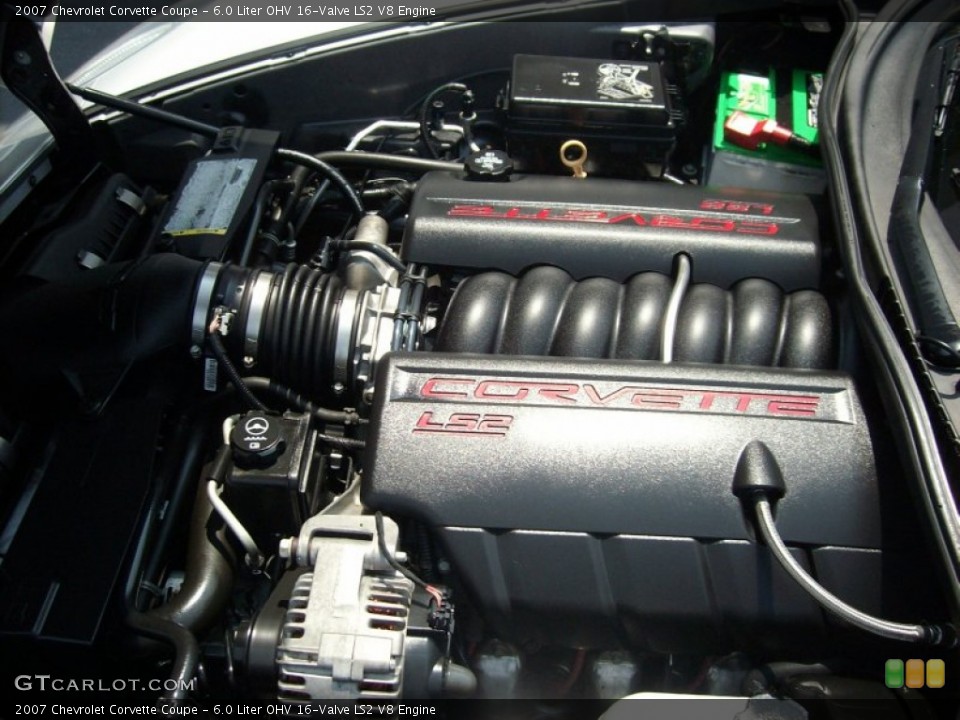 6.0 Liter OHV 16-Valve LS2 V8 Engine for the 2007 Chevrolet Corvette #50314617