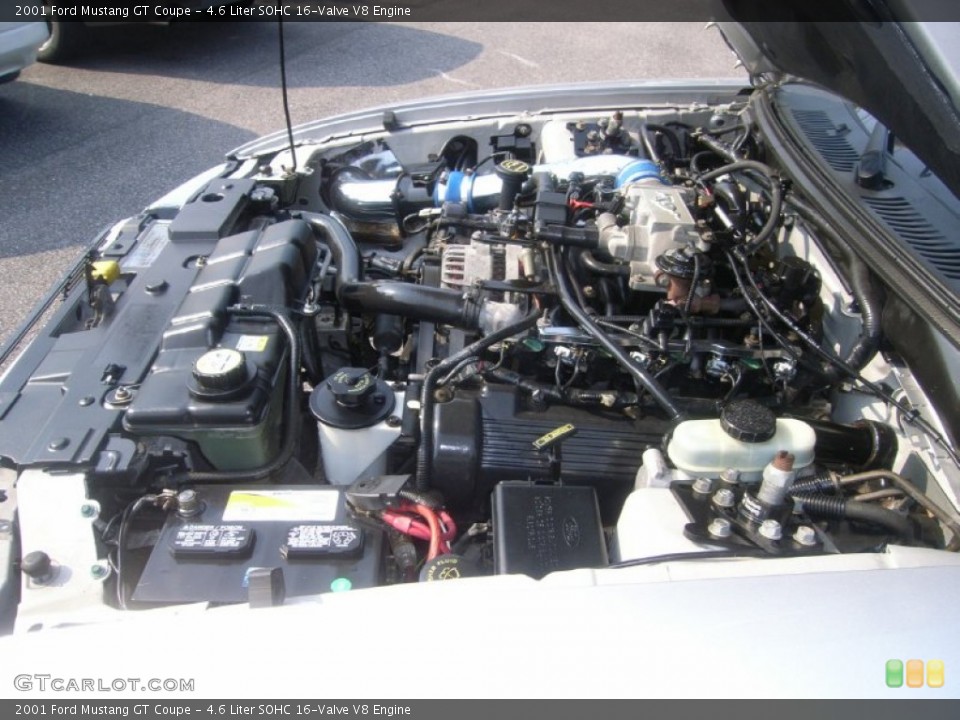4.6 Liter SOHC 16-Valve V8 Engine for the 2001 Ford Mustang #50314680