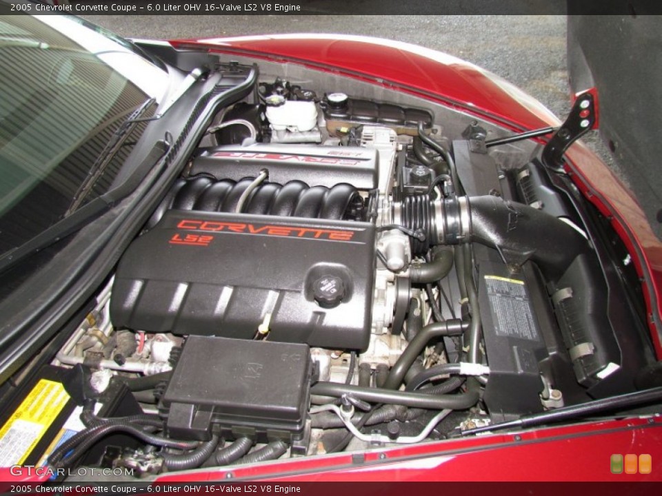 6.0 Liter OHV 16-Valve LS2 V8 Engine for the 2005 Chevrolet Corvette #50323389