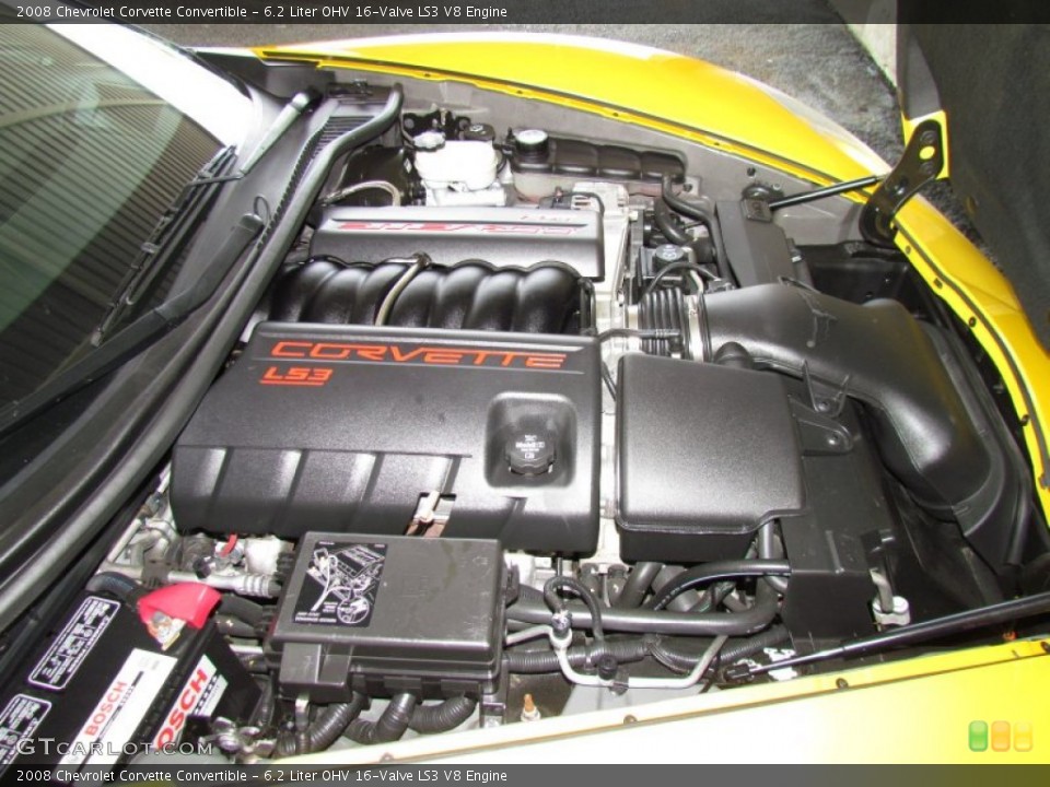 6.2 Liter OHV 16-Valve LS3 V8 Engine for the 2008 Chevrolet Corvette #50324037