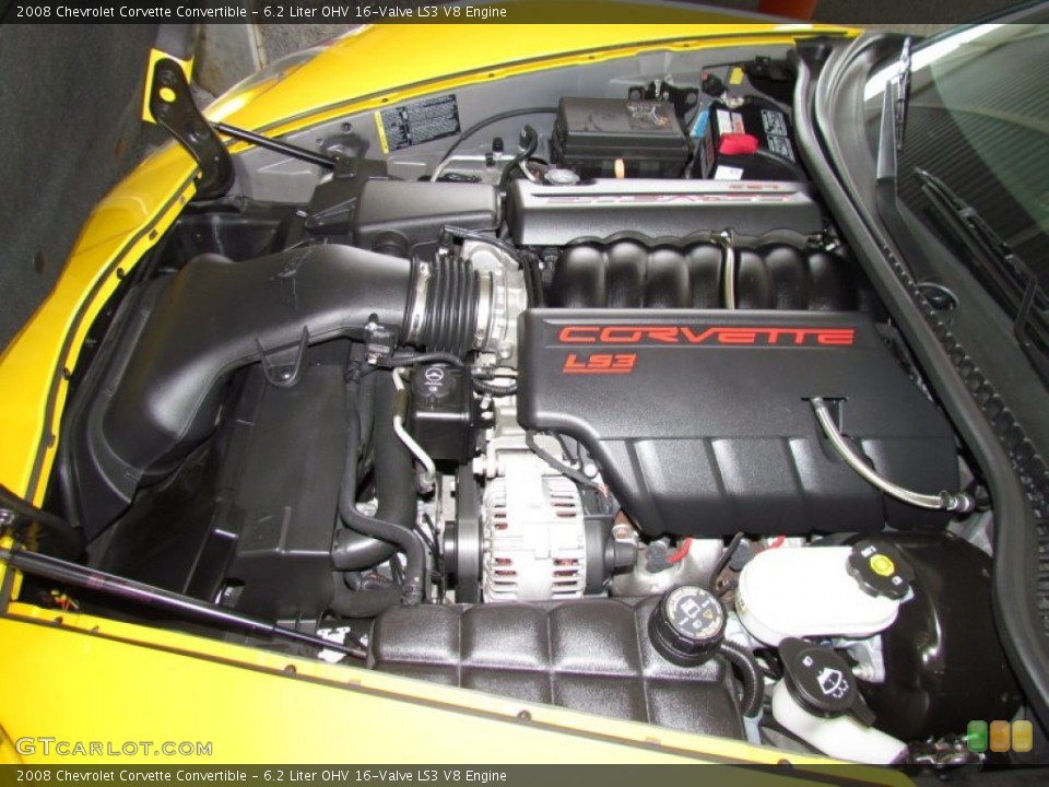 6.2 Liter OHV 16-Valve LS3 V8 Engine for the 2008 Chevrolet Corvette #50324051