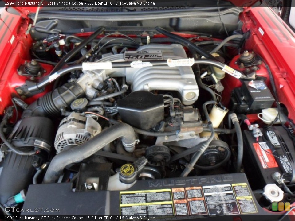 5.0 Liter EFI OHV 16-Valve V8 1994 Ford Mustang Engine