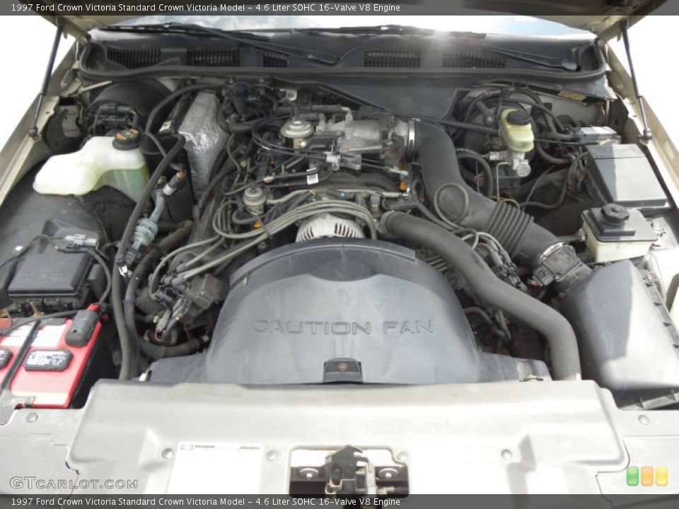4.6 Liter SOHC 16-Valve V8 Engine for the 1997 Ford Crown Victoria #50326911