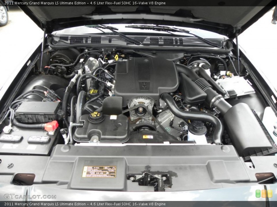 4.6 Liter Flex-Fuel SOHC 16-Valve V8 Engine for the 2011 Mercury Grand Marquis #50327469
