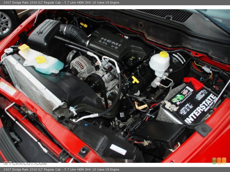 5.7 Liter HEMI OHV 16 Valve V8 Engine for the 2007 Dodge Ram 1500 #50327788