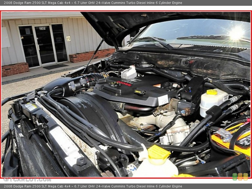 6.7 Liter OHV 24-Valve Cummins Turbo Diesel Inline 6 Cylinder Engine for the 2008 Dodge Ram 2500 #50328330
