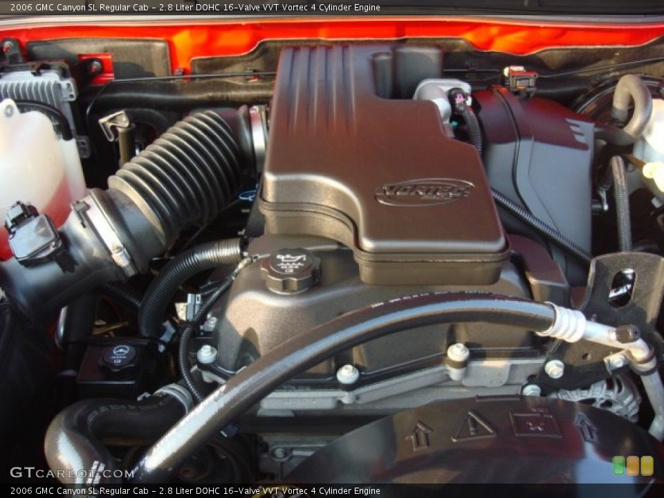 2.8 Liter DOHC 16-Valve VVT Vortec 4 Cylinder Engine for the 2006 GMC Canyon #50330924