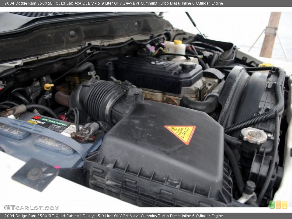 5.9 Liter OHV 24-Valve Cummins Turbo Diesel Inline 6 Cylinder Engine for the 2004 Dodge Ram 3500 #50331026