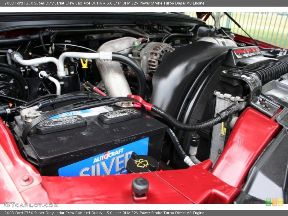 6.0 Liter OHV 32V Power Stroke Turbo Diesel V8 Engine for the 2003 Ford F350 Super Duty #50333687