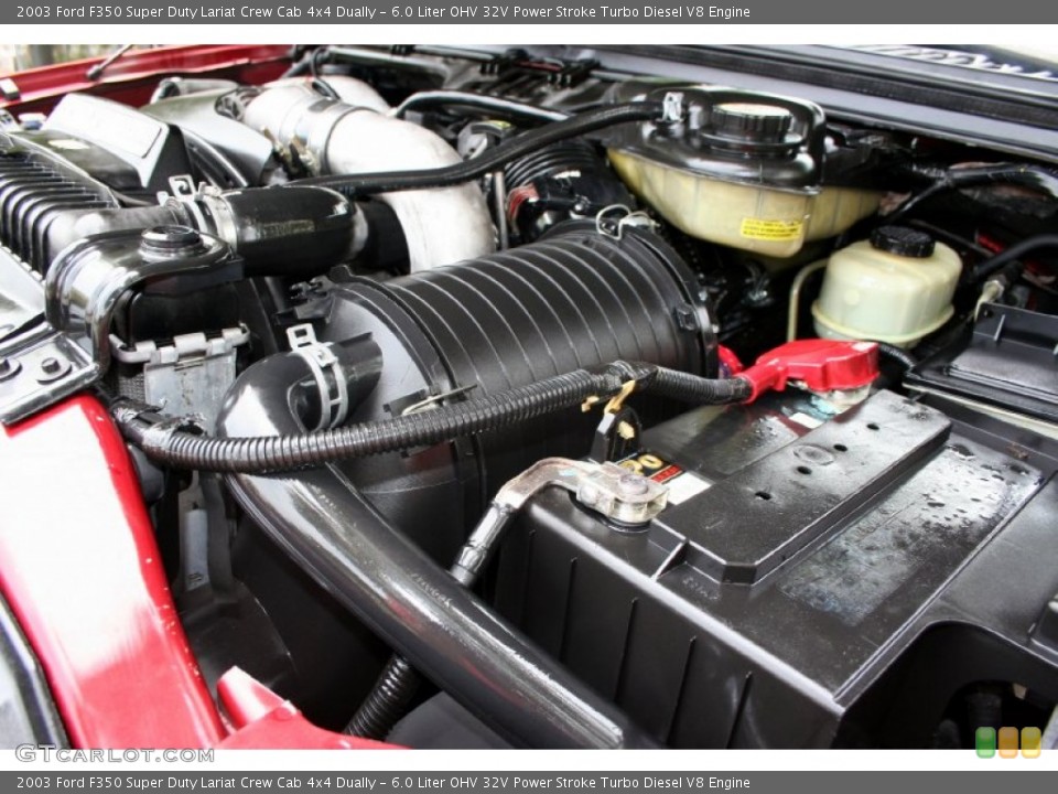 6.0 Liter OHV 32V Power Stroke Turbo Diesel V8 Engine for the 2003 Ford F350 Super Duty #50333702