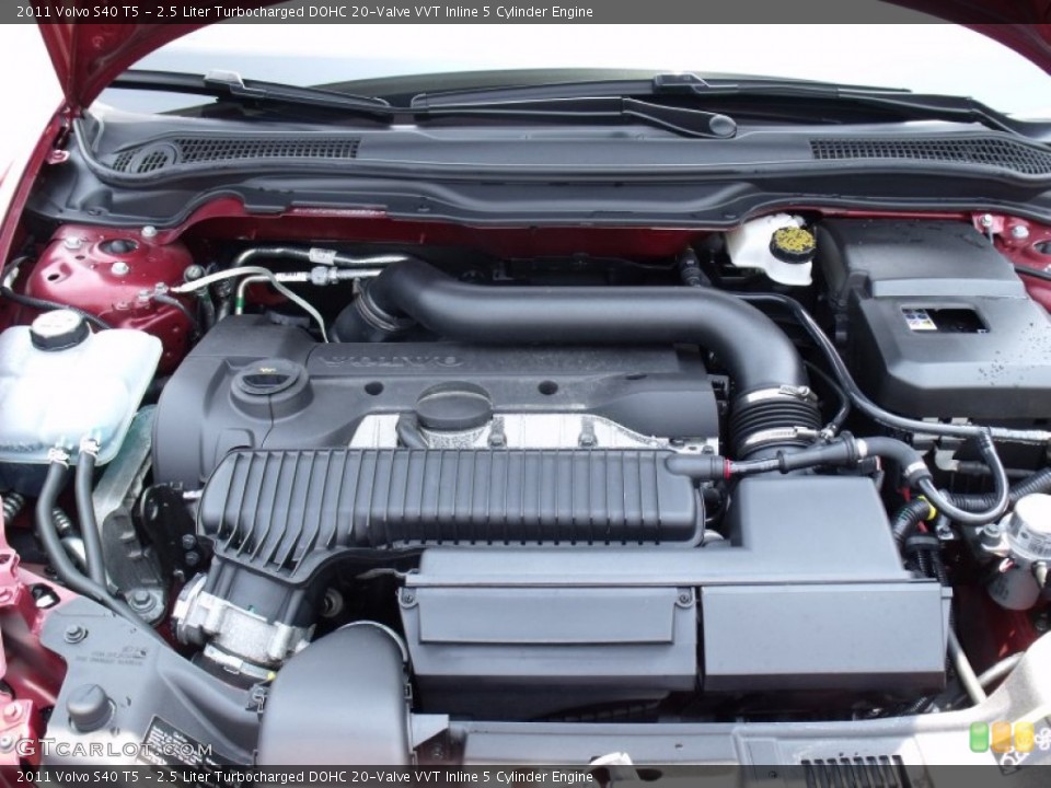 2.5 Liter Turbocharged DOHC 20-Valve VVT Inline 5 Cylinder Engine for the 2011 Volvo S40 #50334977