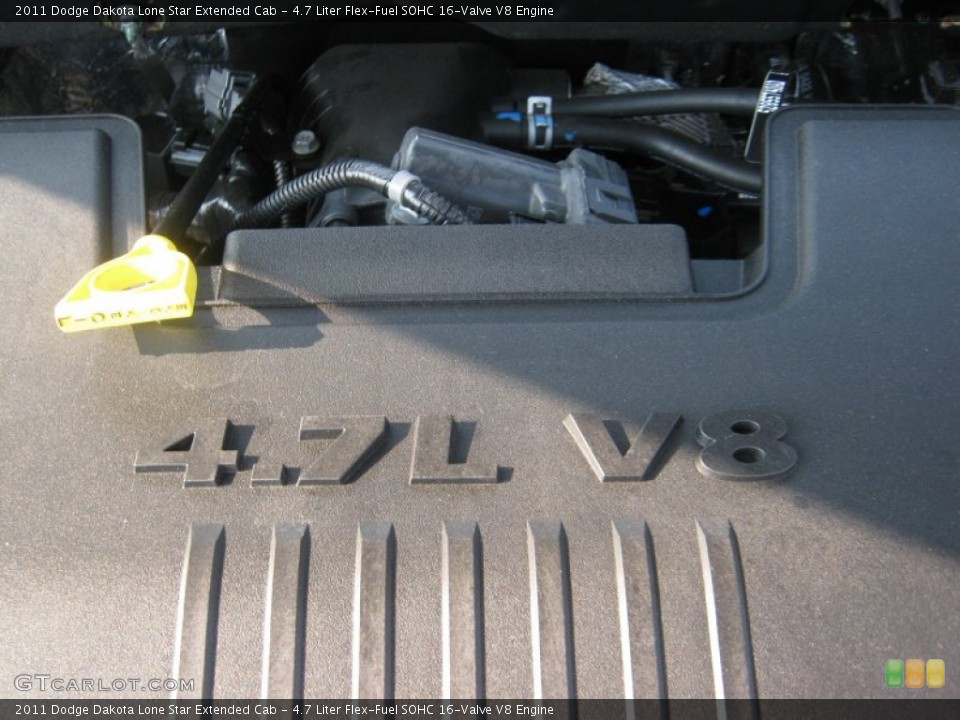 4.7 Liter Flex-Fuel SOHC 16-Valve V8 Engine for the 2011 Dodge Dakota #50335538