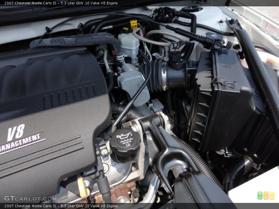 5.3 Liter OHV 16 Valve V8 Engine for the 2007 Chevrolet Monte Carlo #50336408