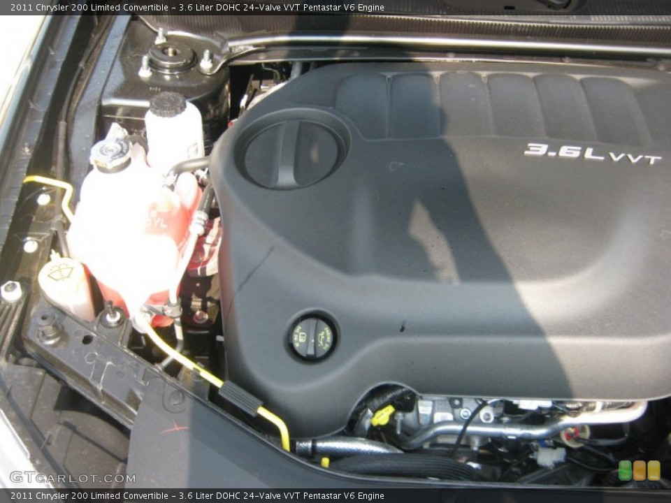 3.6 Liter DOHC 24-Valve VVT Pentastar V6 Engine for the 2011 Chrysler 200 #50336744