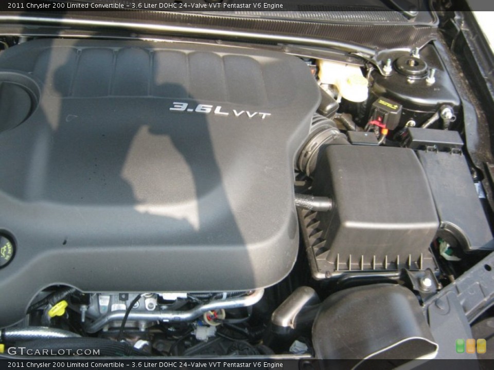 3.6 Liter DOHC 24-Valve VVT Pentastar V6 Engine for the 2011 Chrysler 200 #50336756
