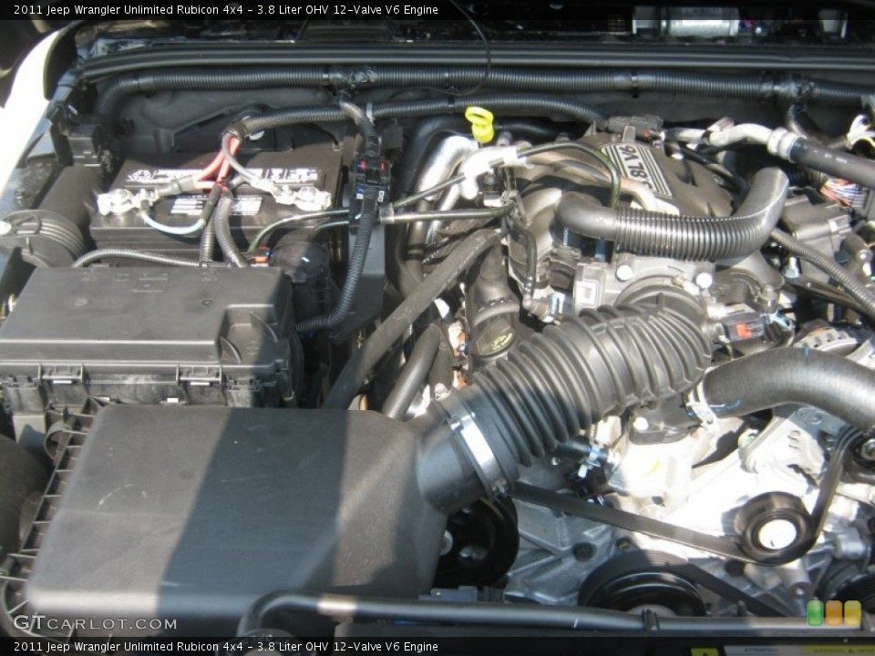 3.8 Liter OHV 12-Valve V6 Engine for the 2011 Jeep Wrangler Unlimited #50338778