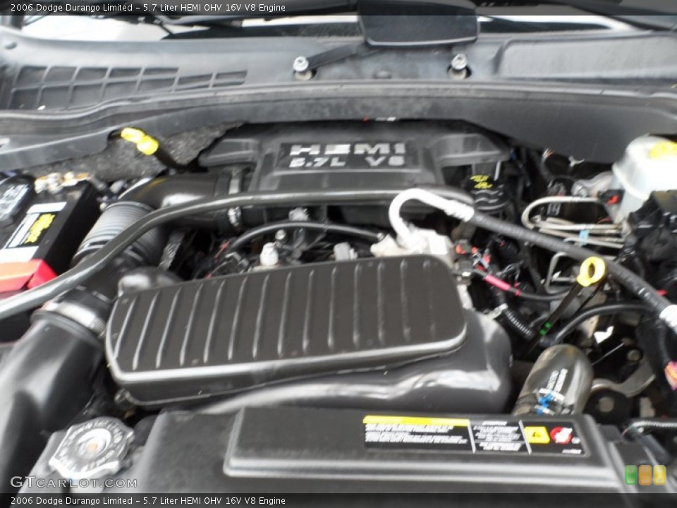 5.7 Liter HEMI OHV 16V V8 Engine for the 2006 Dodge Durango #50339999