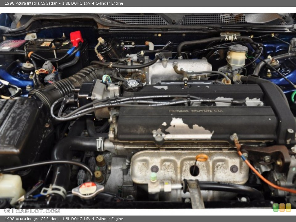 1.8L DOHC 16V 4 Cylinder 1998 Acura Integra Engine