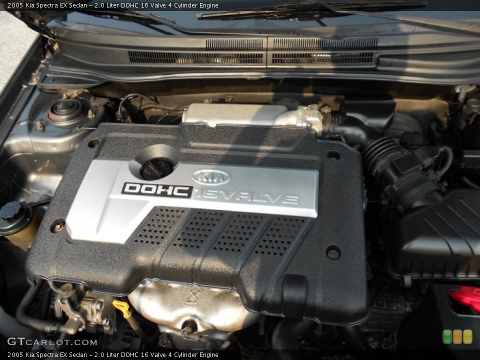 2.0 Liter DOHC 16 Valve 4 Cylinder Engine for the 2005 Kia Spectra #50344224