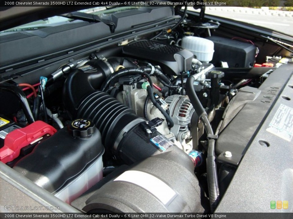 6.6 Liter OHV 32-Valve Duramax Turbo Diesel V8 Engine for the 2008 Chevrolet Silverado 3500HD #50347075
