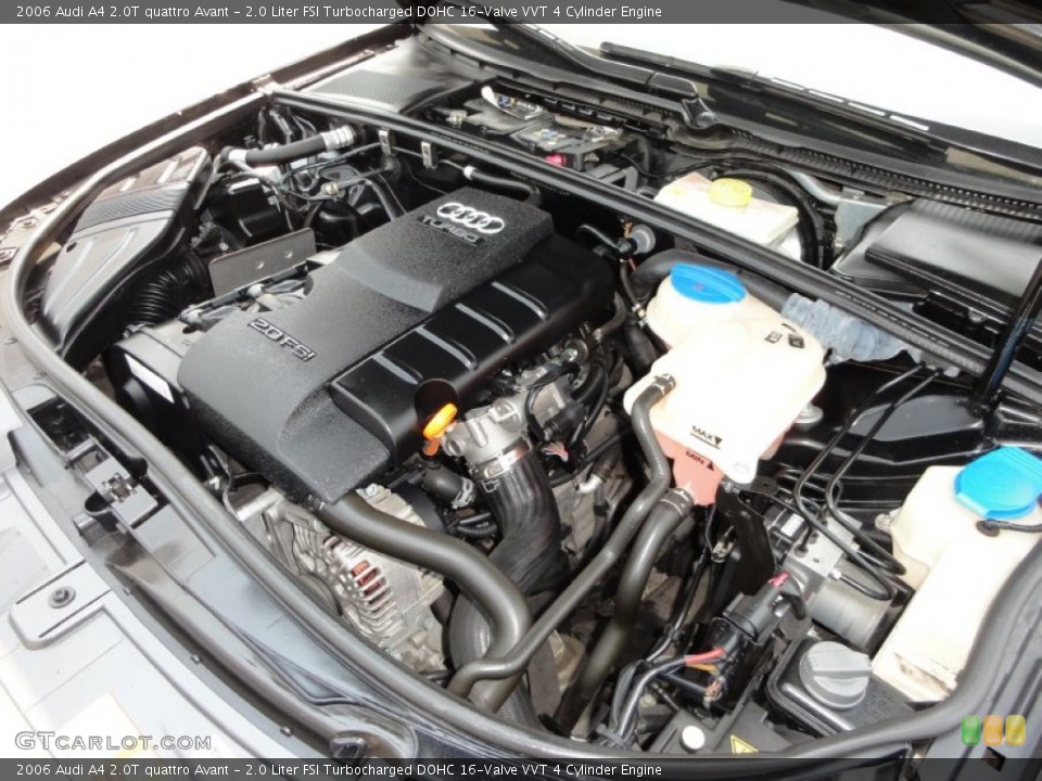 2.0 Liter FSI Turbocharged DOHC 16-Valve VVT 4 Cylinder Engine for the 2006 Audi A4 #50355477