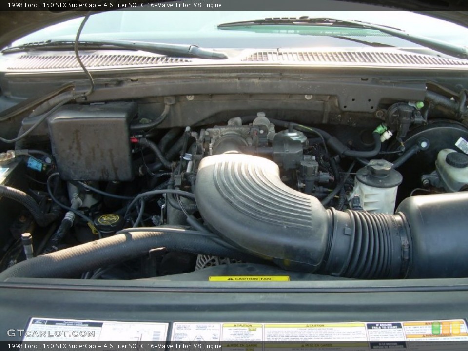 4.6 Liter SOHC 16-Valve Triton V8 1998 Ford F150 Engine
