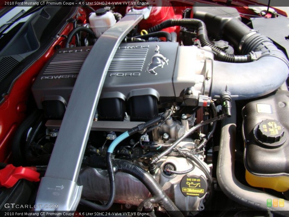 4.6 Liter SOHC 24-Valve VVT V8 Engine for the 2010 Ford Mustang #50361393
