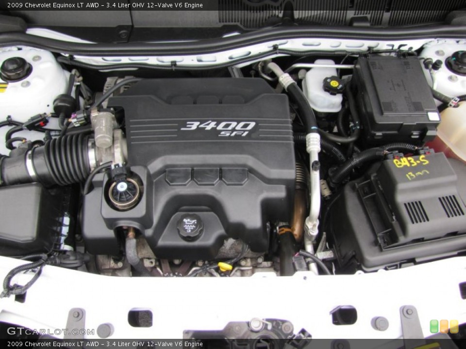 3.4 Liter OHV 12-Valve V6 Engine for the 2009 Chevrolet Equinox #50362749