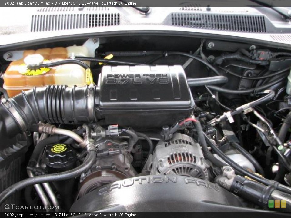 3.7 Liter SOHC 12-Valve Powertech V6 Engine for the 2002 Jeep Liberty #50363853