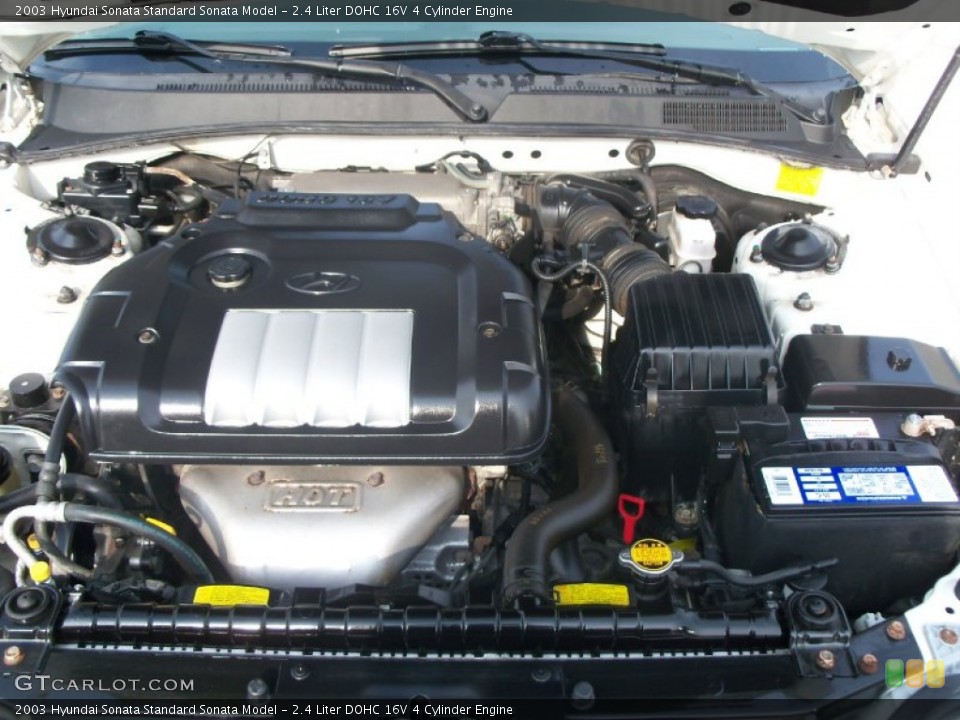 2.4 Liter DOHC 16V 4 Cylinder Engine for the 2003 Hyundai Sonata #50372802