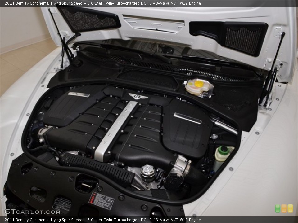 6.0 Liter Twin-Turbocharged DOHC 48-Valve VVT W12 Engine for the 2011 Bentley Continental Flying Spur #50381301