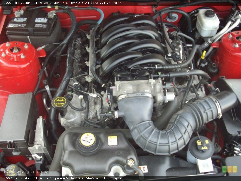 4.6 Liter SOHC 24-Valve VVT V8 Engine for the 2007 Ford Mustang #50384082
