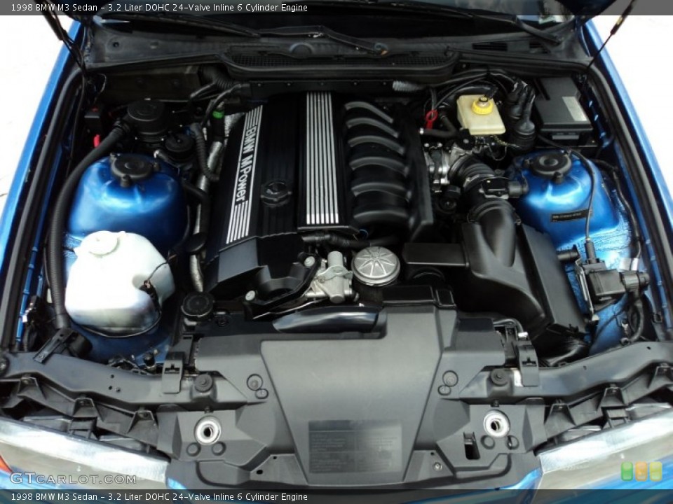 3.2 Liter DOHC 24-Valve Inline 6 Cylinder Engine for the 1998 BMW M3 #50391951