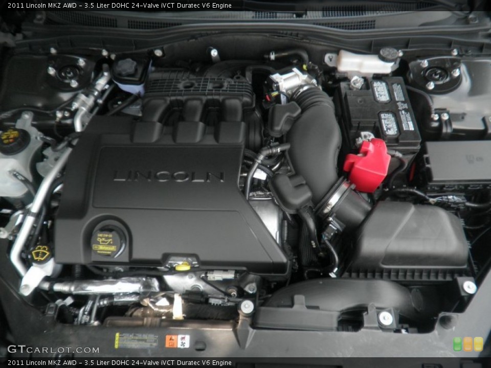3.5 Liter DOHC 24-Valve iVCT Duratec V6 Engine for the 2011 Lincoln MKZ #50397648