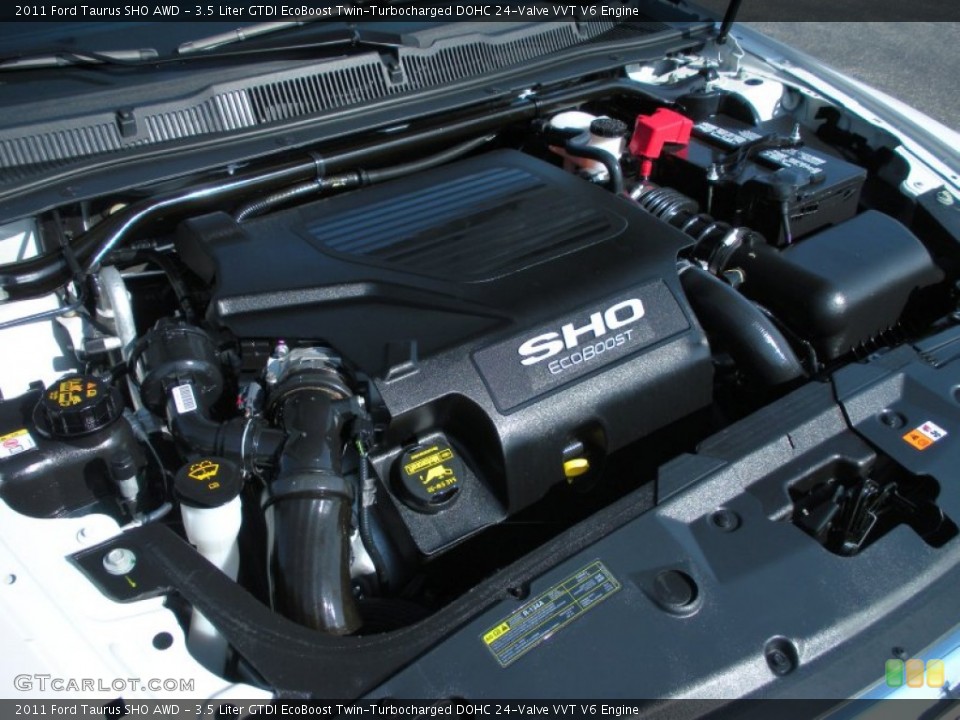 3.5 Liter GTDI EcoBoost Twin-Turbocharged DOHC 24-Valve VVT V6 Engine for the 2011 Ford Taurus #50412436