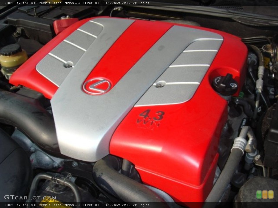 4.3 Liter DOHC 32-Valve VVT-i V8 Engine for the 2005 Lexus SC #50417998