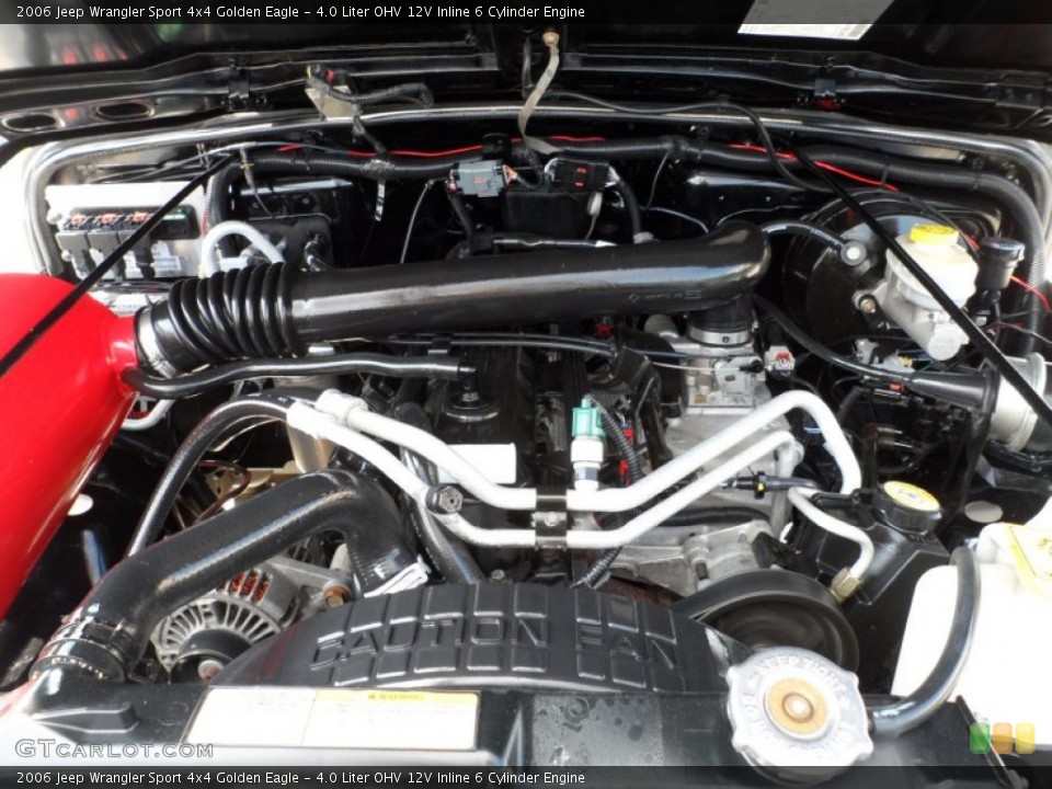 4.0 Liter OHV 12V Inline 6 Cylinder Engine for the 2006 Jeep Wrangler #50418277