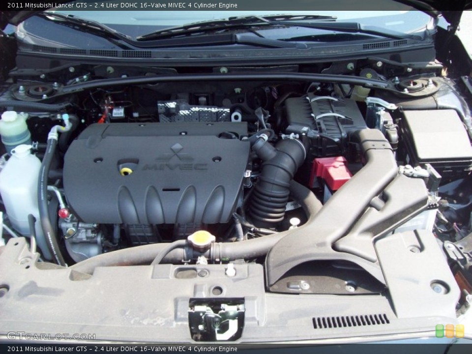 2.4 Liter DOHC 16-Valve MIVEC 4 Cylinder Engine for the 2011 Mitsubishi Lancer #50420365