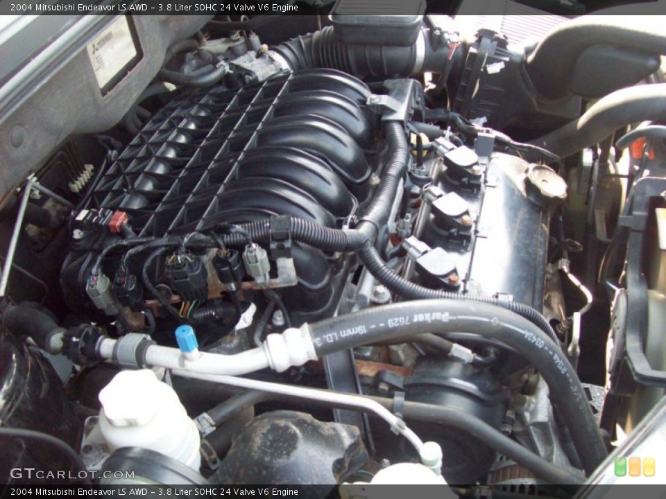 3.8 Liter SOHC 24 Valve V6 Engine for the 2004 Mitsubishi Endeavor #50421280