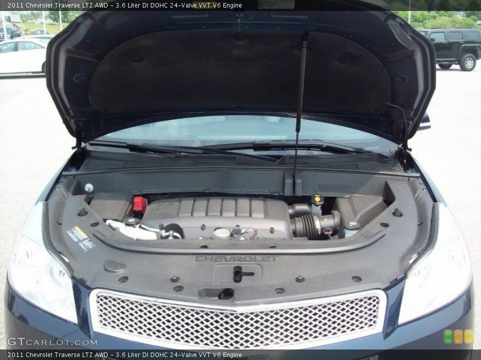 3.6 Liter DI DOHC 24-Valve VVT V6 Engine for the 2011 Chevrolet Traverse #50423641