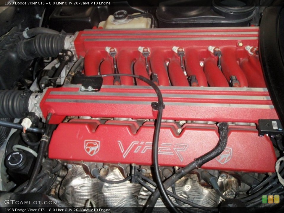 8.0 Liter OHV 20-Valve V10 Engine for the 1998 Dodge Viper #50429512