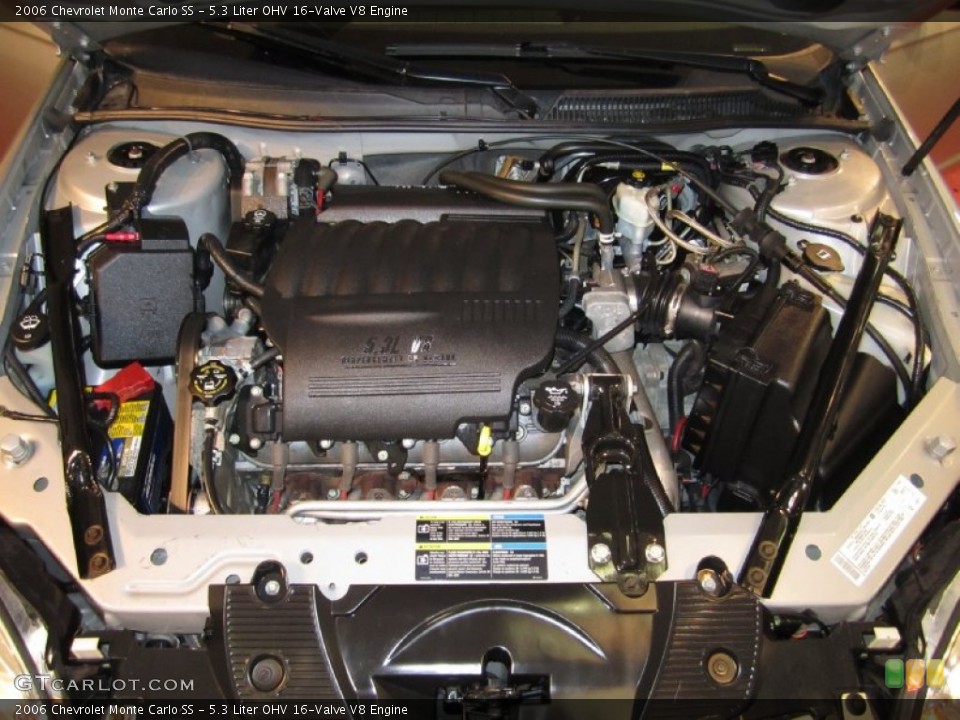 5.3 Liter OHV 16-Valve V8 Engine for the 2006 Chevrolet Monte Carlo #50441572