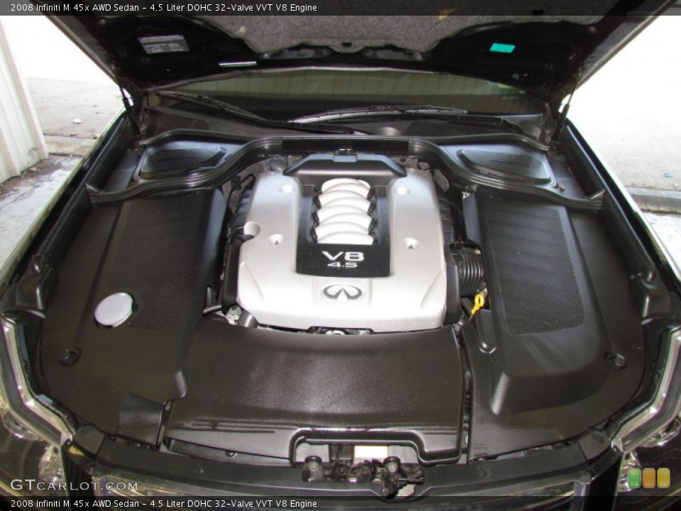 4.5 Liter DOHC 32-Valve VVT V8 Engine for the 2008 Infiniti M #50443793