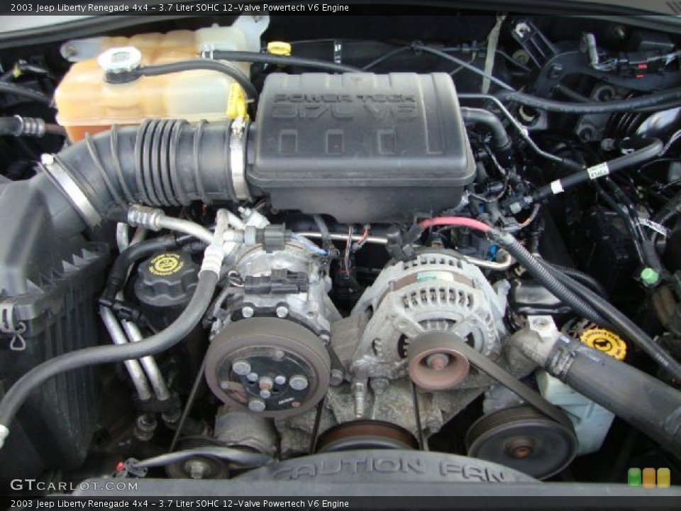 3.7 Liter SOHC 12-Valve Powertech V6 Engine for the 2003 Jeep Liberty #50465327