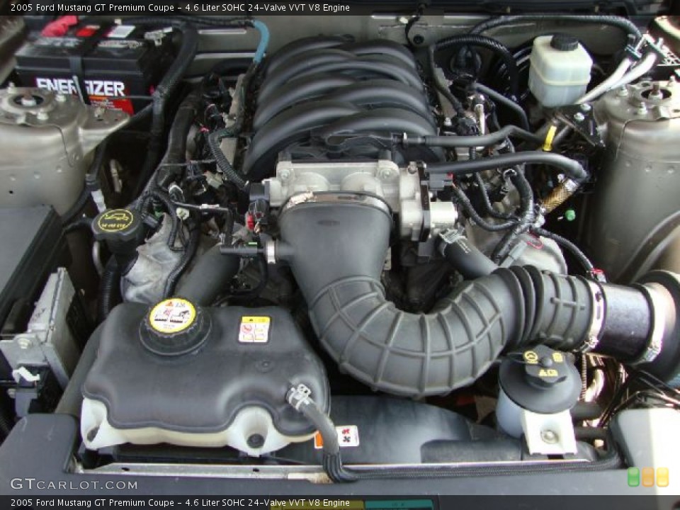 4.6 Liter SOHC 24-Valve VVT V8 Engine for the 2005 Ford Mustang #50465774